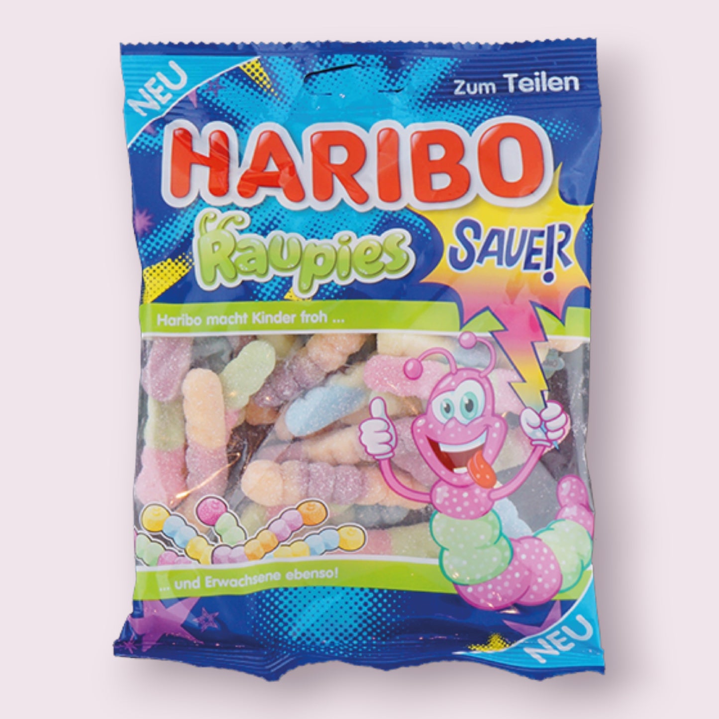 Haribo Raupies Sour Bag Pixie Candy Shoppe