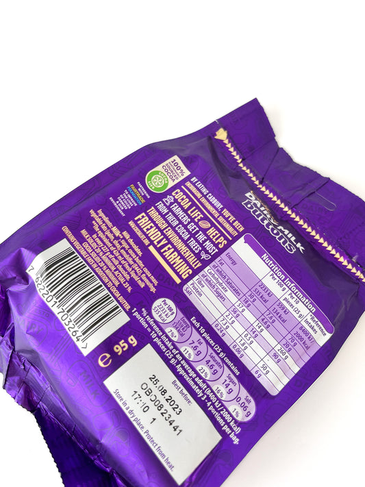 Cadbury Chocolate Buttons (UK) British Pixie Candy Shoppe