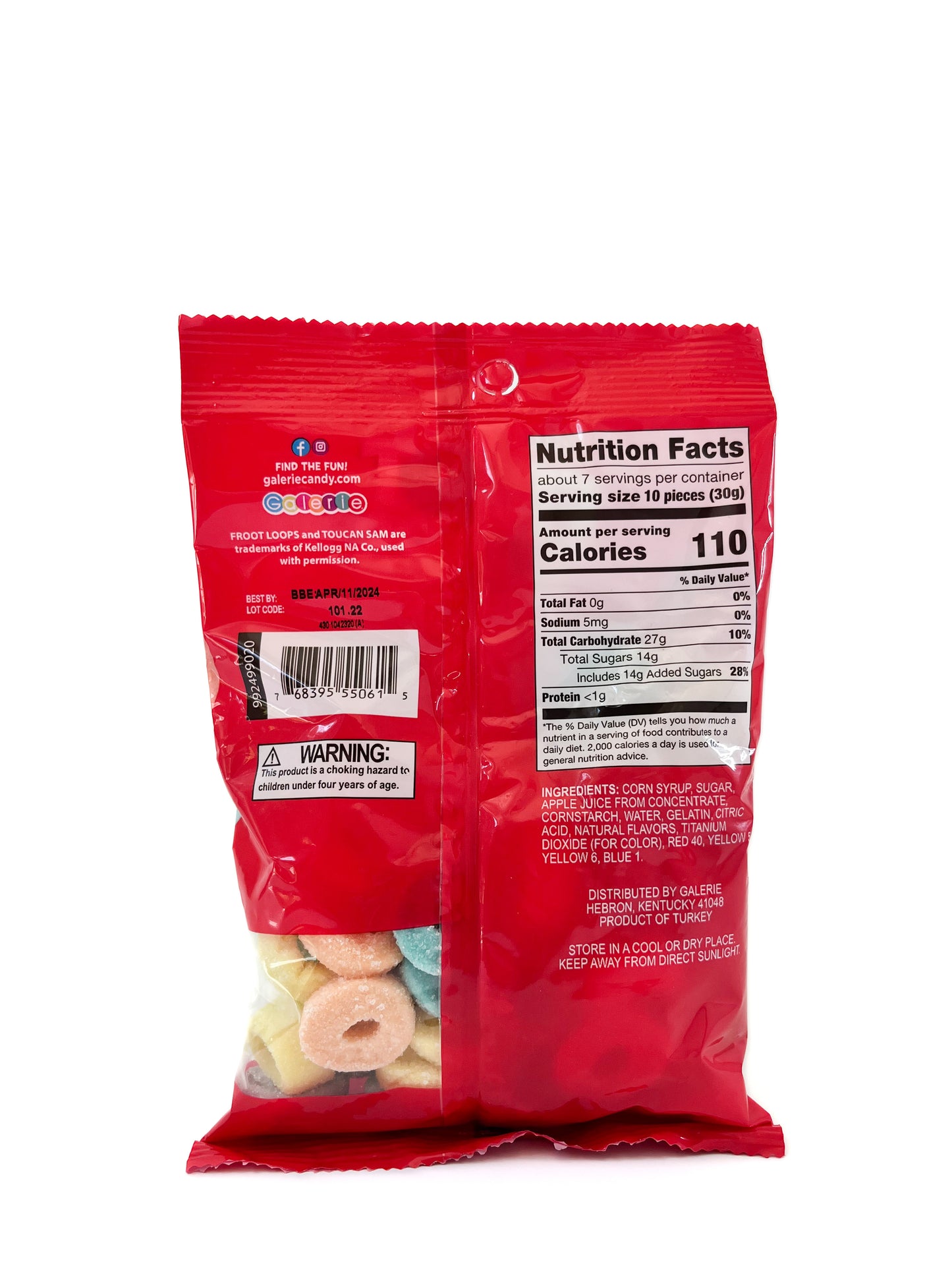 Kellogg's Fruit Loops Gummies (CDN) Gummies Pixie Candy Shoppe