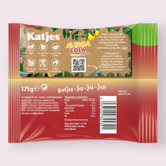 Katjes Alpaka Cola Bag Pixie Candy Shoppe