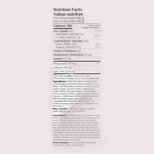 Roger's Miniature Victoria Creams Box Chocolate Pixie Candy Shoppe