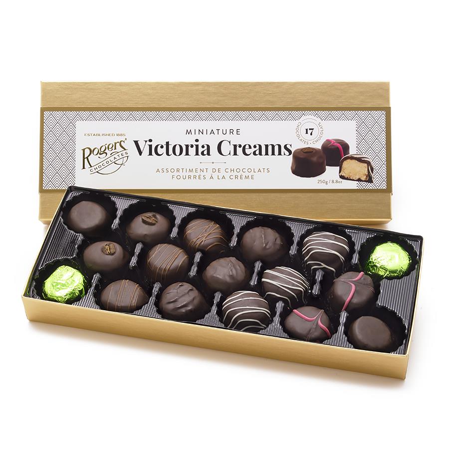 Roger's Miniature Victoria Creams Box Chocolate Pixie Candy Shoppe