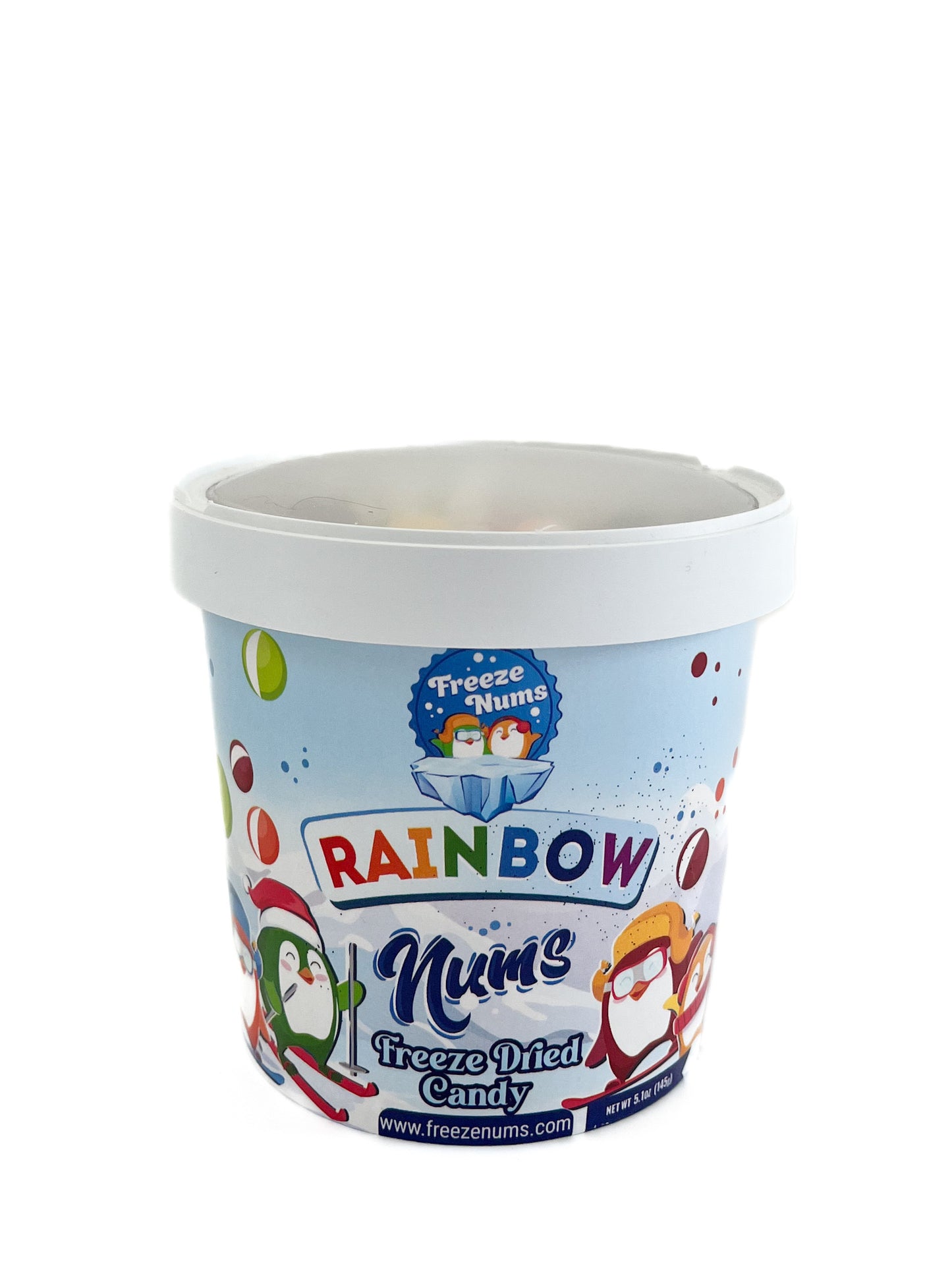 Rainbow Nums Freeze Dried Skittles