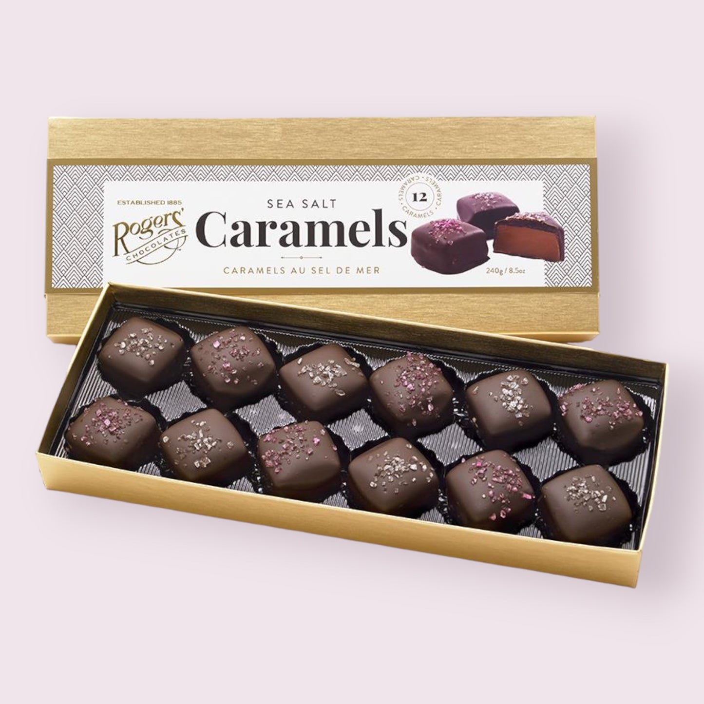 Roger's Chocolate Sea Salt Caramels Chocolate Pixie Candy Shoppe