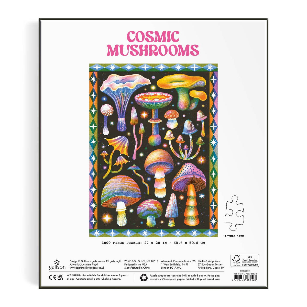 Cosmic Mushrooms 1000 Piece Puzzle Raincoast Distribution Group