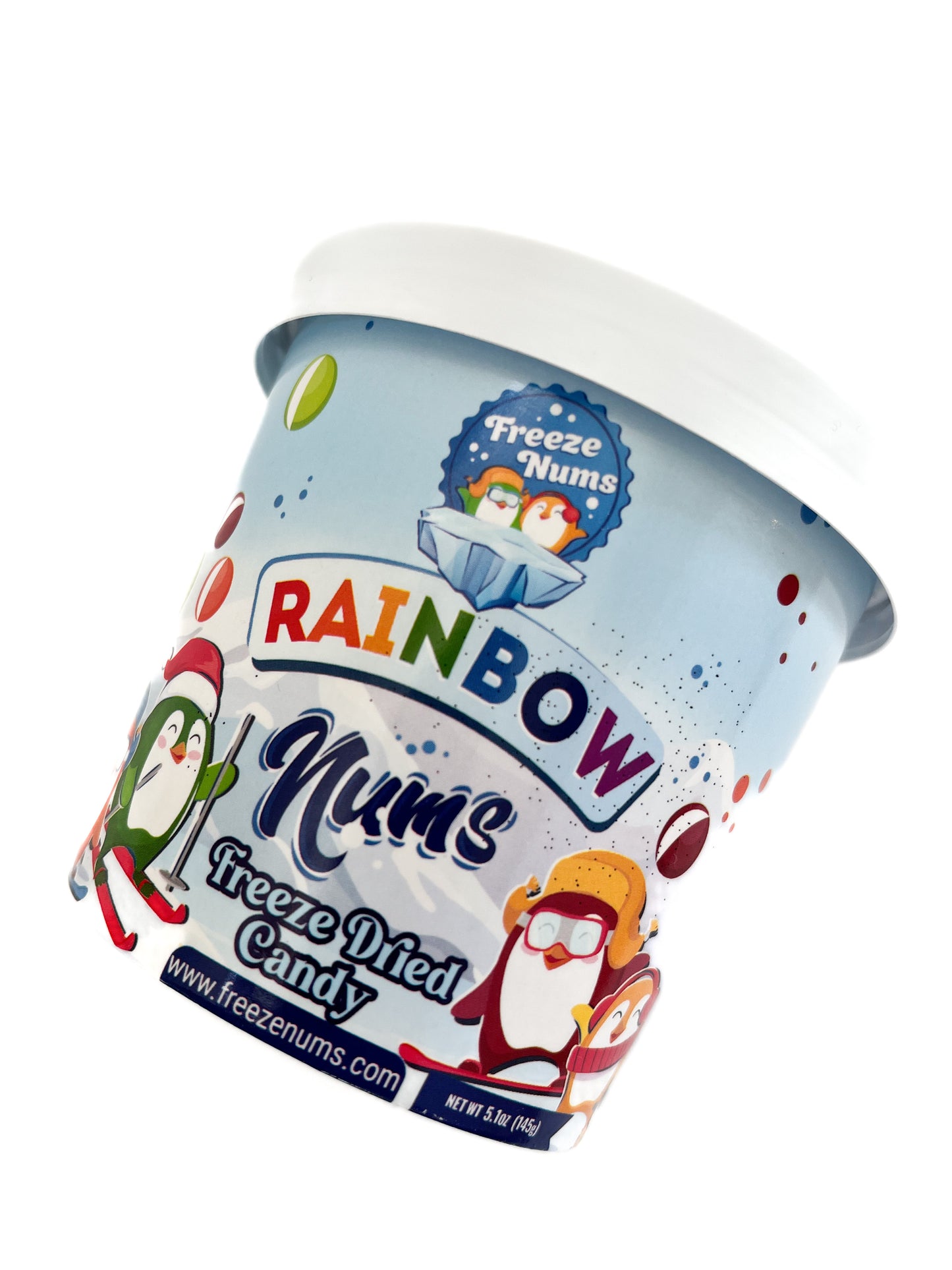 Rainbow Nums Freeze Dried Skittles