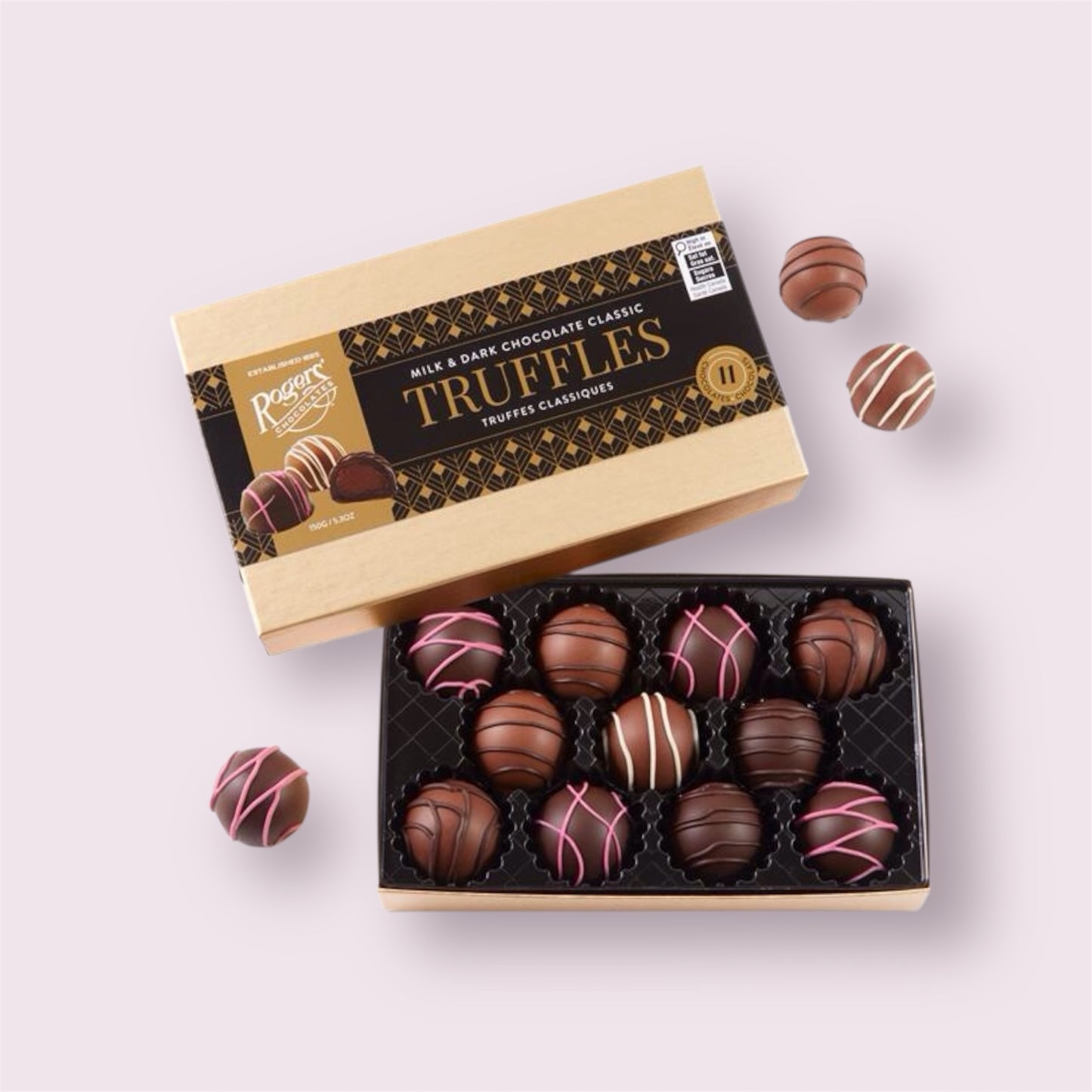 Roger’s Milk & Dark Chocolate Classic Truffles