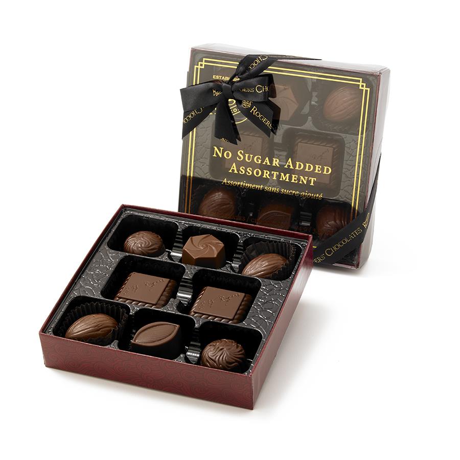 Rogers Chocolate No Sugar Added Assortment Chocolate Pixie Candy Shoppe