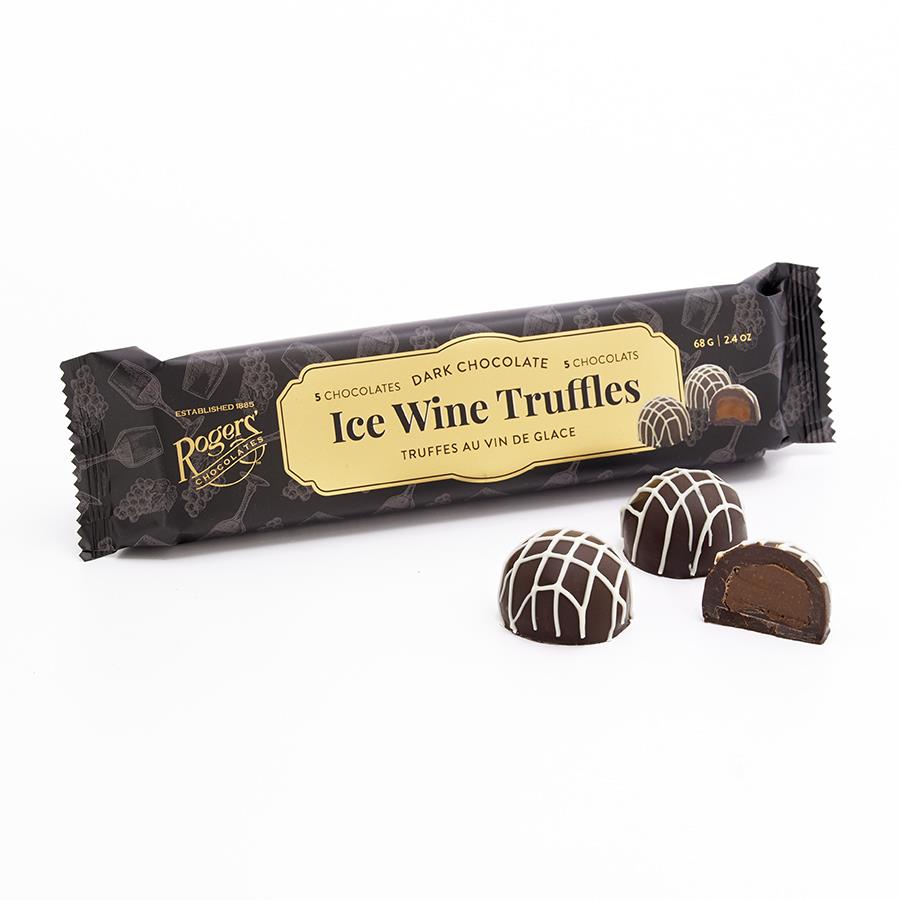 Rogers Dark Chocolate Ice Wine Truffles 4pc Chocolate Pixie Candy Shop