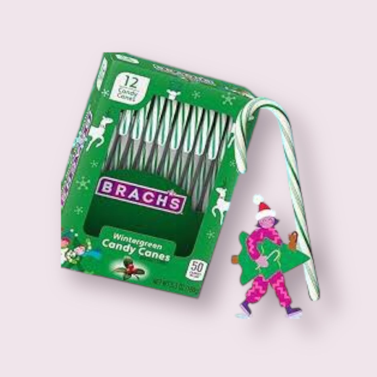 Brach’s Winter Green Candy Canes Pixie Candy Shoppe