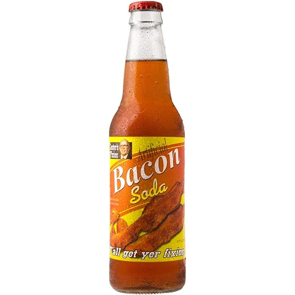 Lester's Bacon Soda Bottle Pop Pixie Candy Shoppe