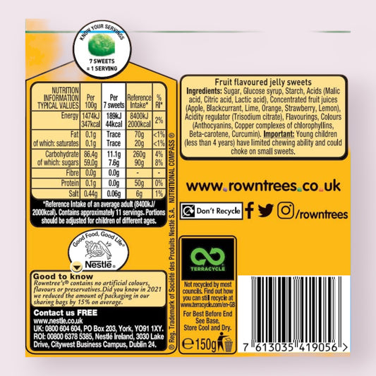 Rowntree's Jelly Tots Bag  Pixie Candy Shoppe