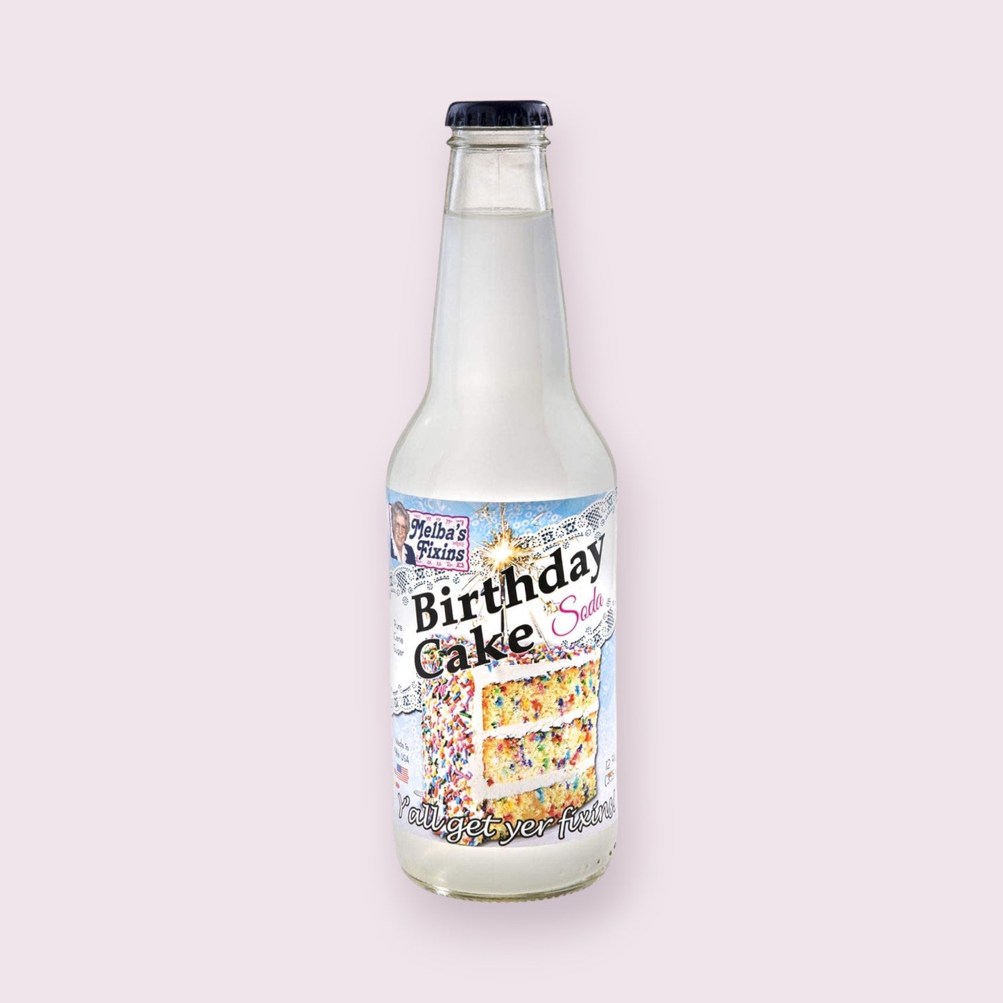 Melba's Fixin's Birthday Cake Soda Bottle Pop Pixie Candy Shoppe
