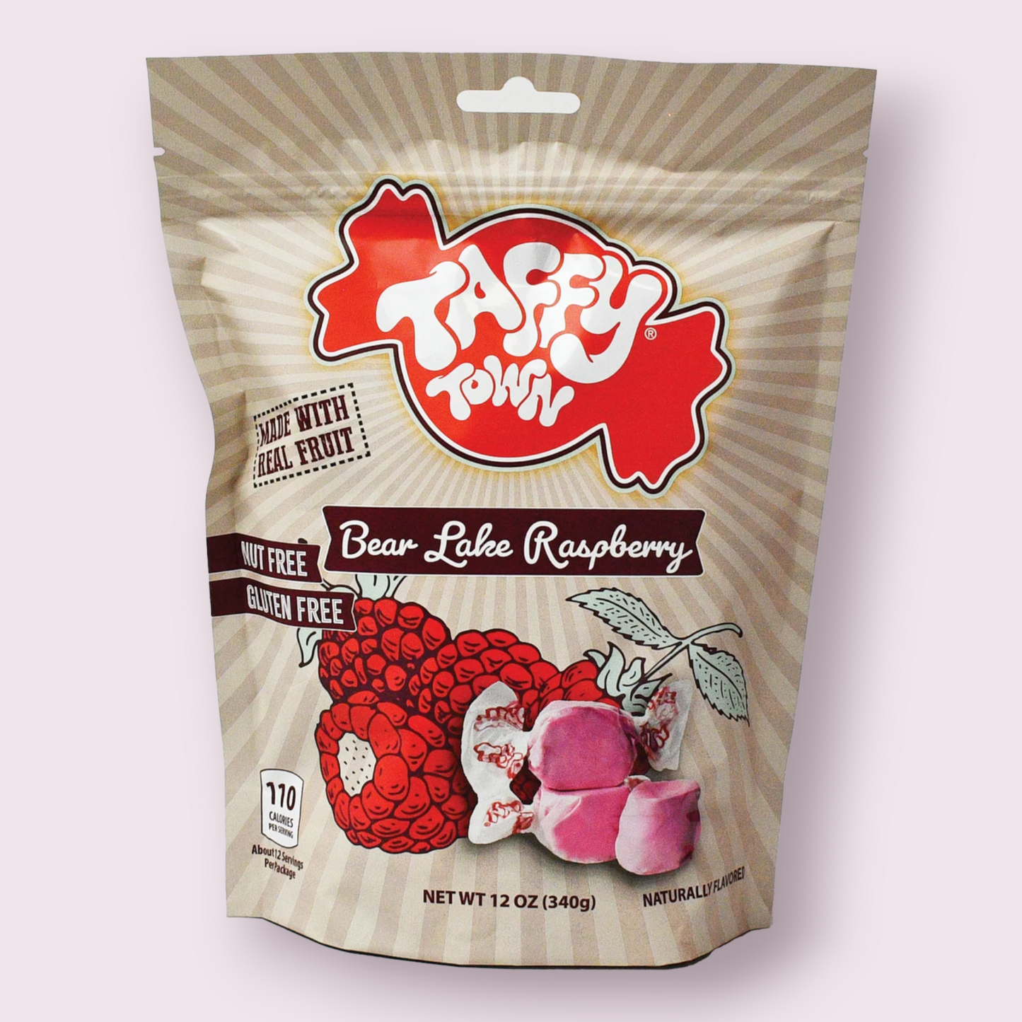 Taffy Town Bear Lake Raspberry Taffy Bag