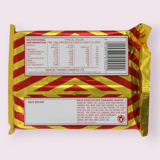 Tunnock's Caramel Wafers 4 PK Pixie Candy Shoppe