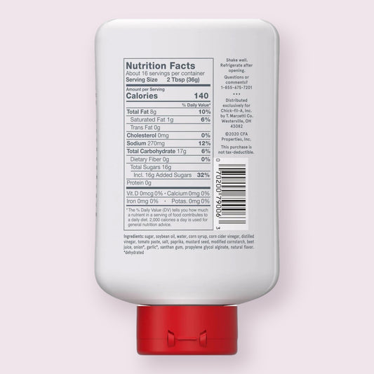 Chick-Fil-A Sauce Bottle709 ML Pixie Candy Shoppe