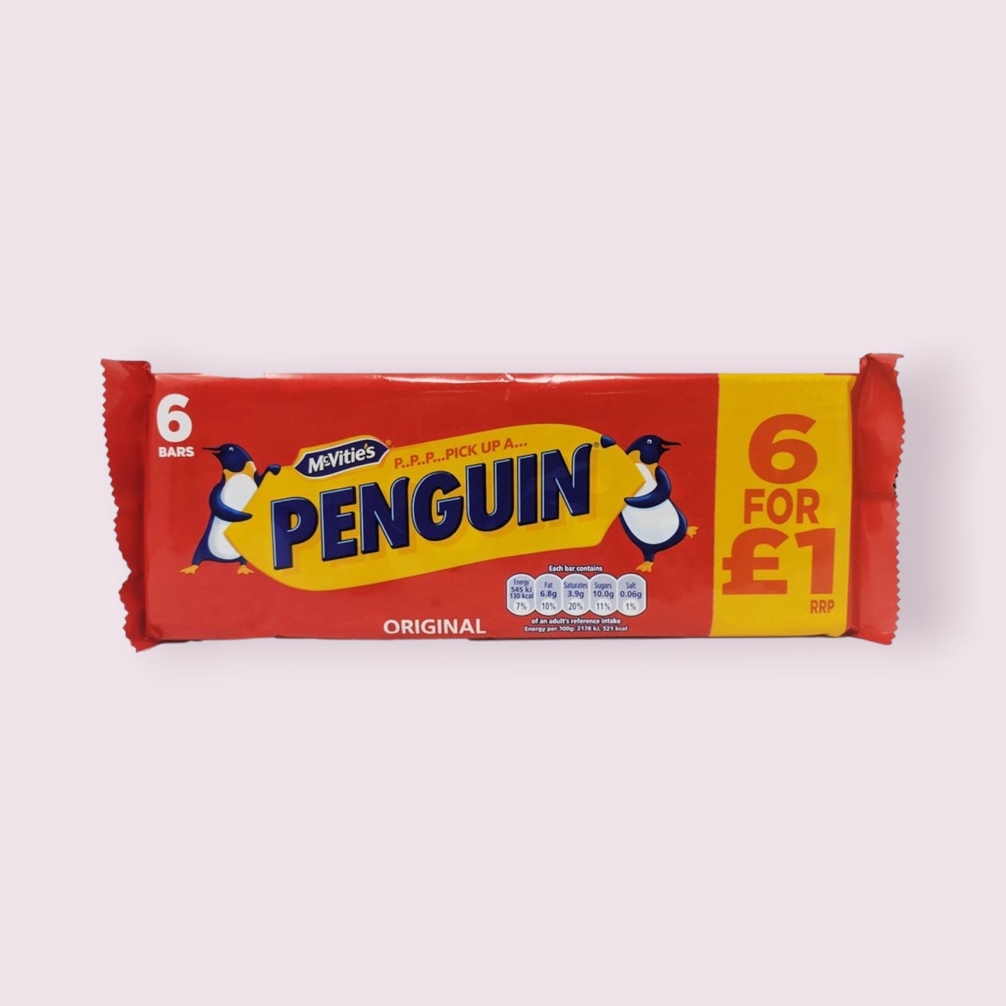 McVitie's Penguin 6pk British Pixie Candy Shoppe