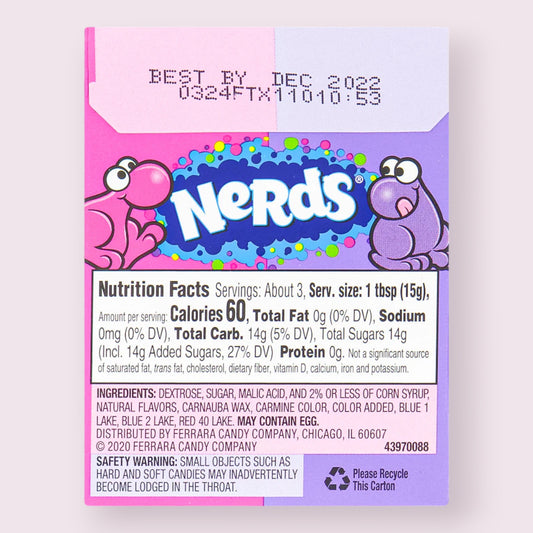 Wonka Nerds Grape & Strawberry Small Pixie Candy Shoppe