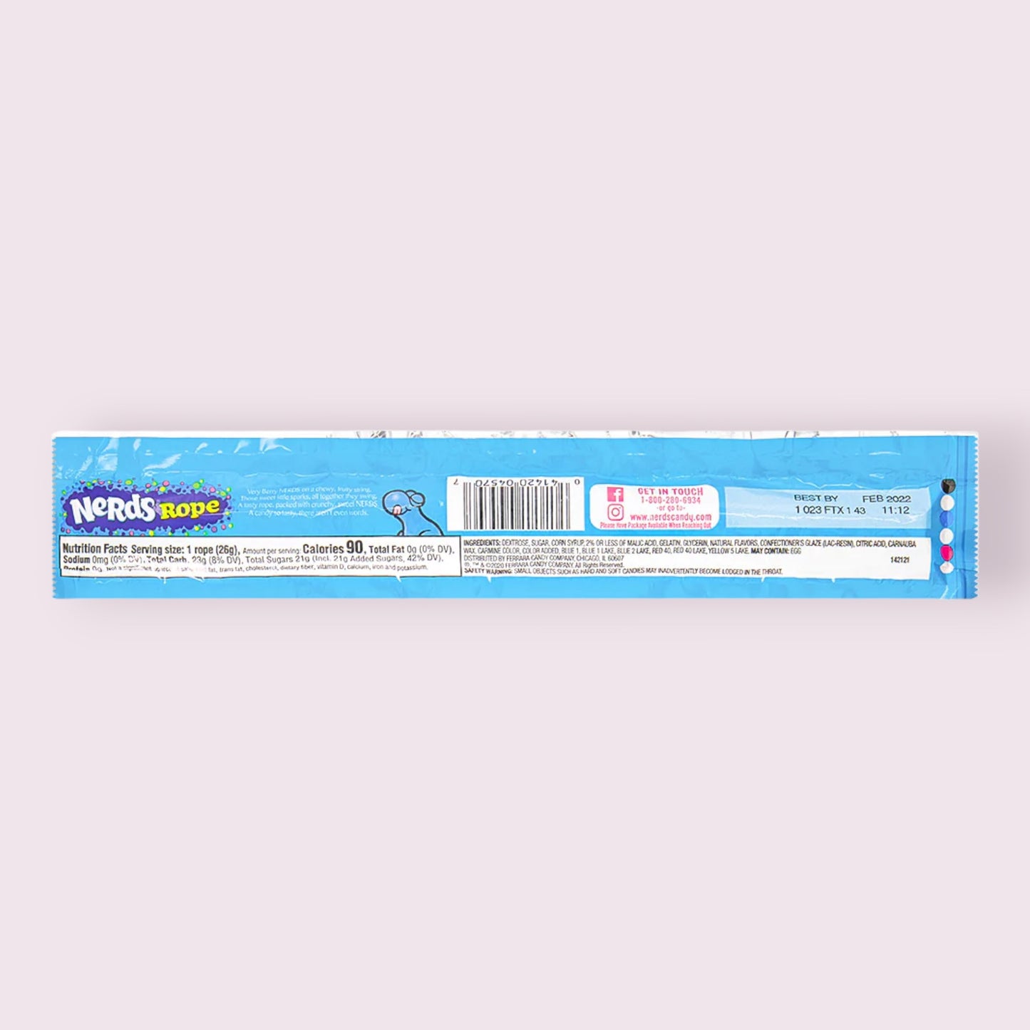Wonka Nerds Rope Very Berry Pixie Candy Shoppe