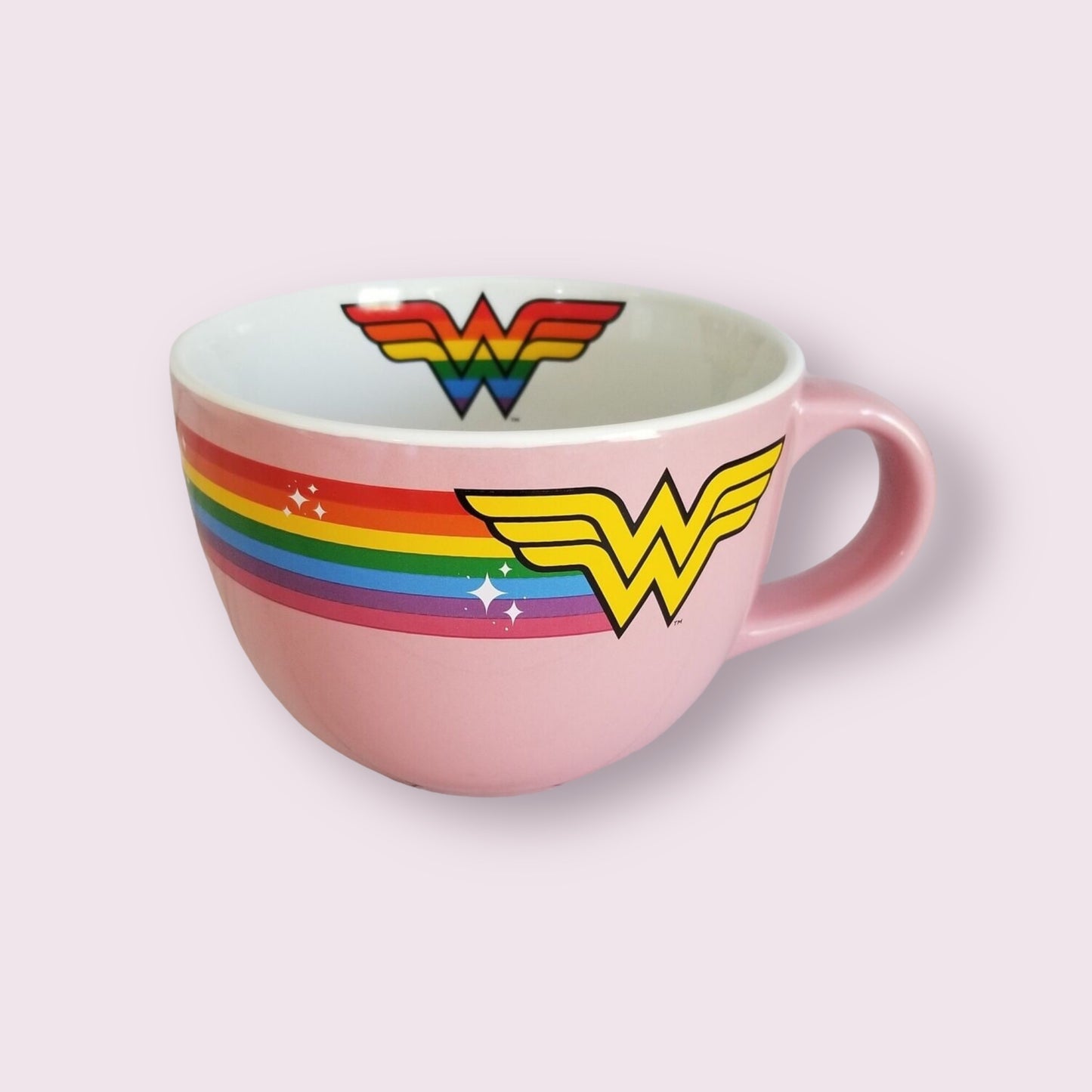 Wonder Woman rainbow mug Pixie Candy Shoppe