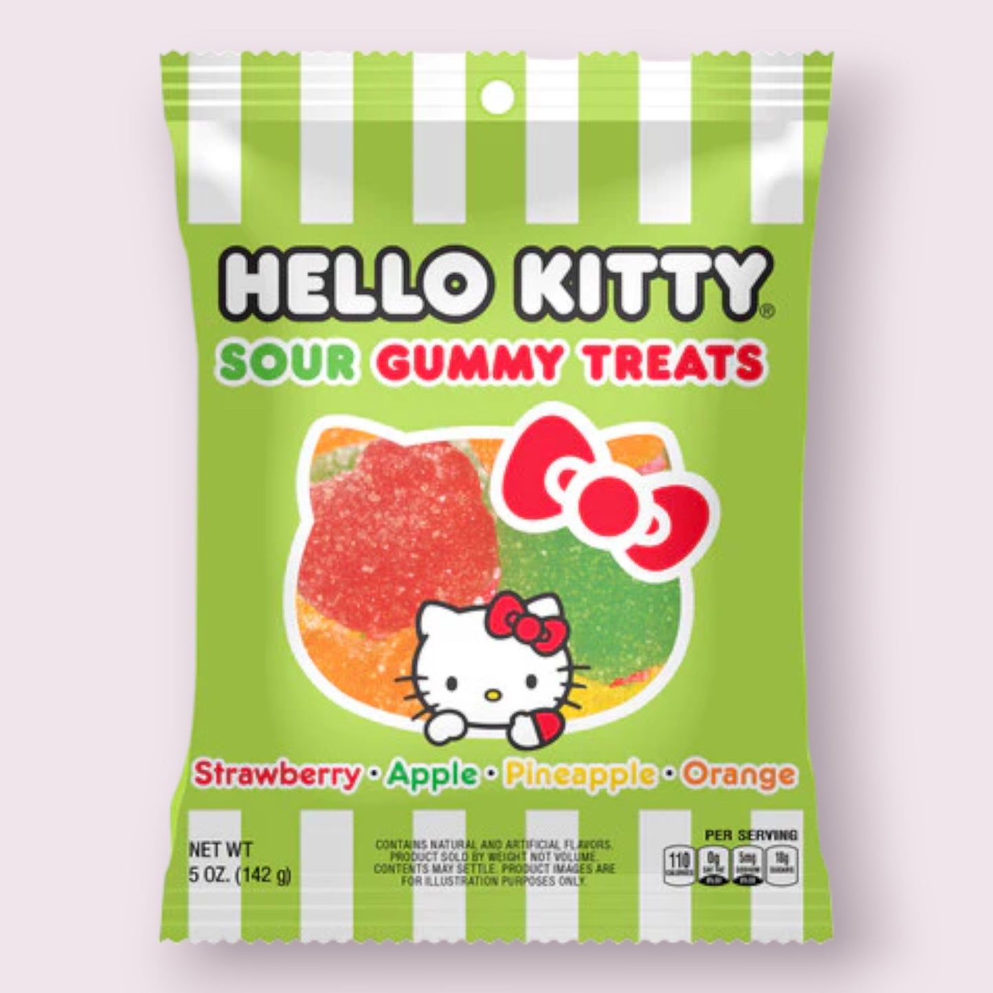 Hello Kitty Sour Gummy Treats Bag Pixie Candy Shoppe