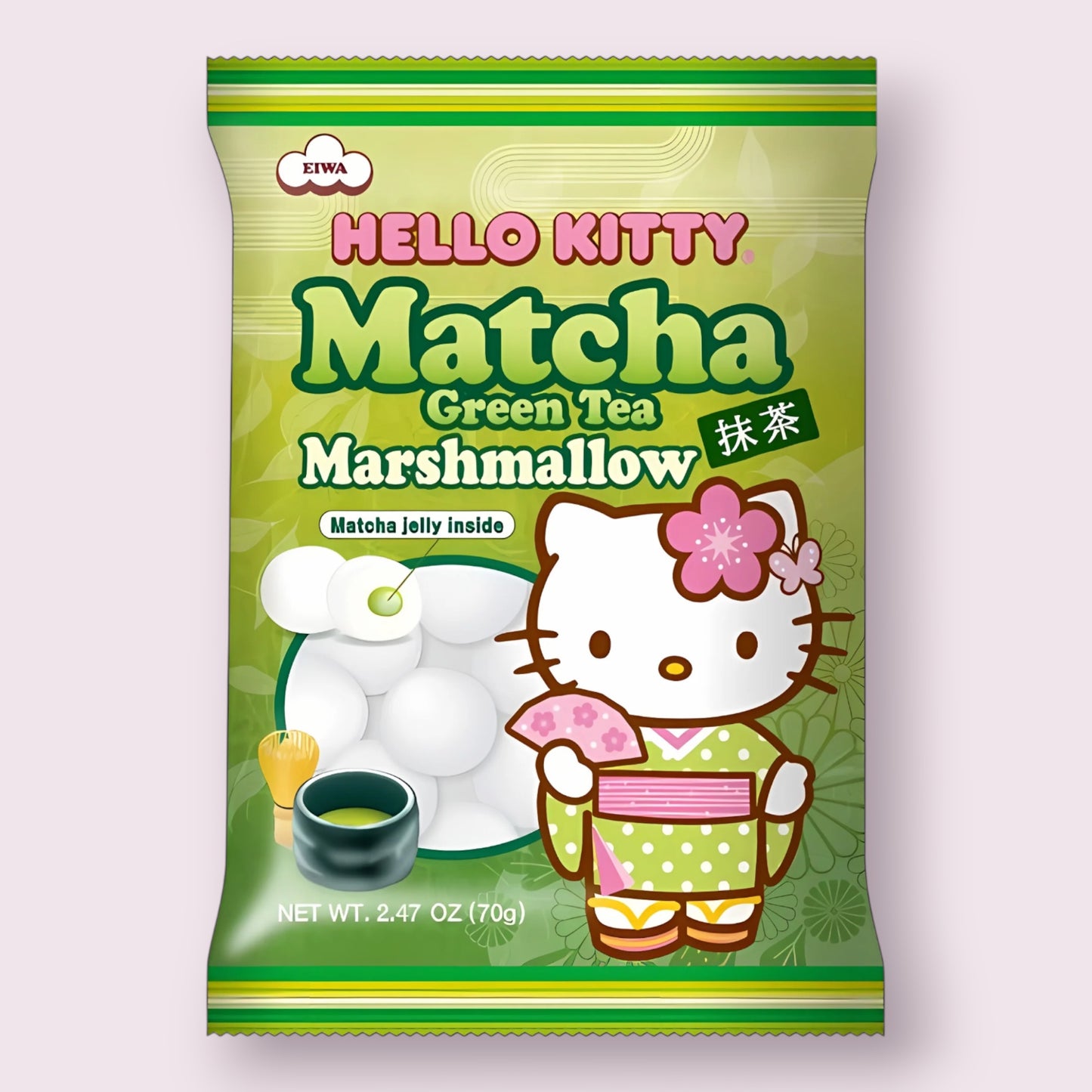 Hello Kitty Match Green Tea Marshmallows Pixie Candy Shoppe