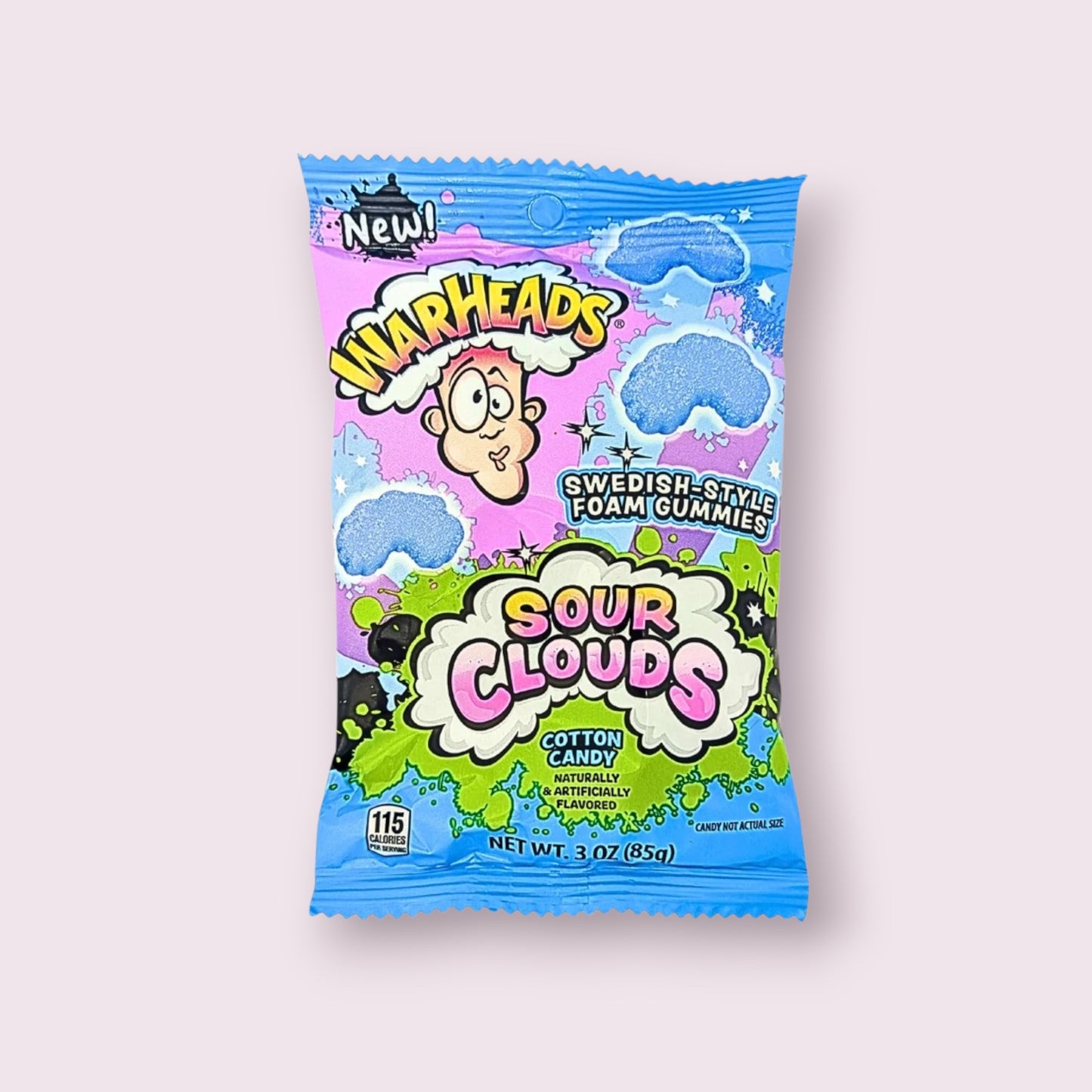 Warheads Sour Clouds Cotton Candy