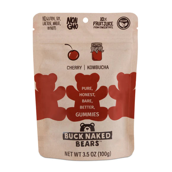 Buck Naked Bears Cherry Kombucha Bag