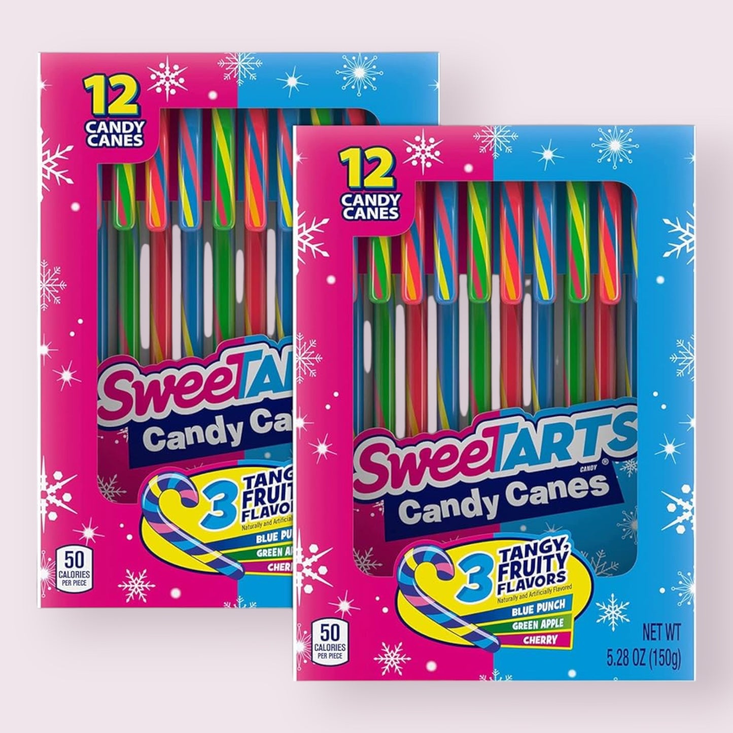 Sweetarts Candy Canes 12pc. Pixie Candy Shoppe