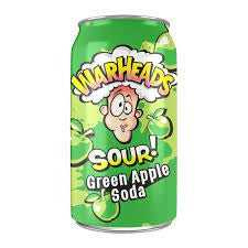 Warheads Soda Cans Pixie Candy Shoppe Sour green apple