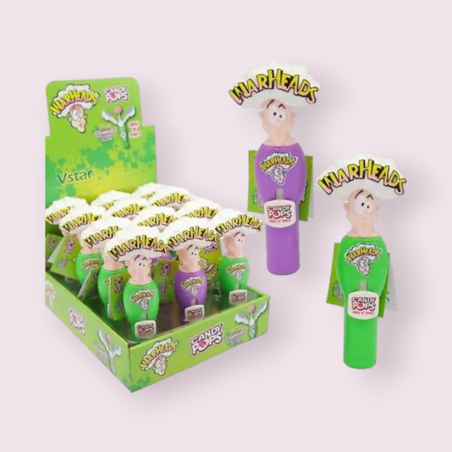 Warheads Candy Pops Push and Twist Pop Pixie Candy Shoppe