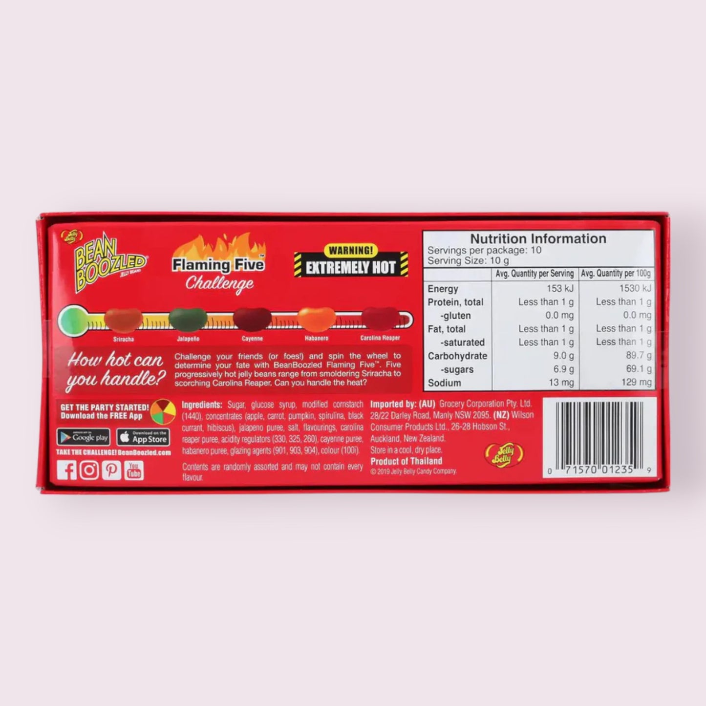 Bean Boozled Fiery Five Spinner Game Pixie Candy Shoppe