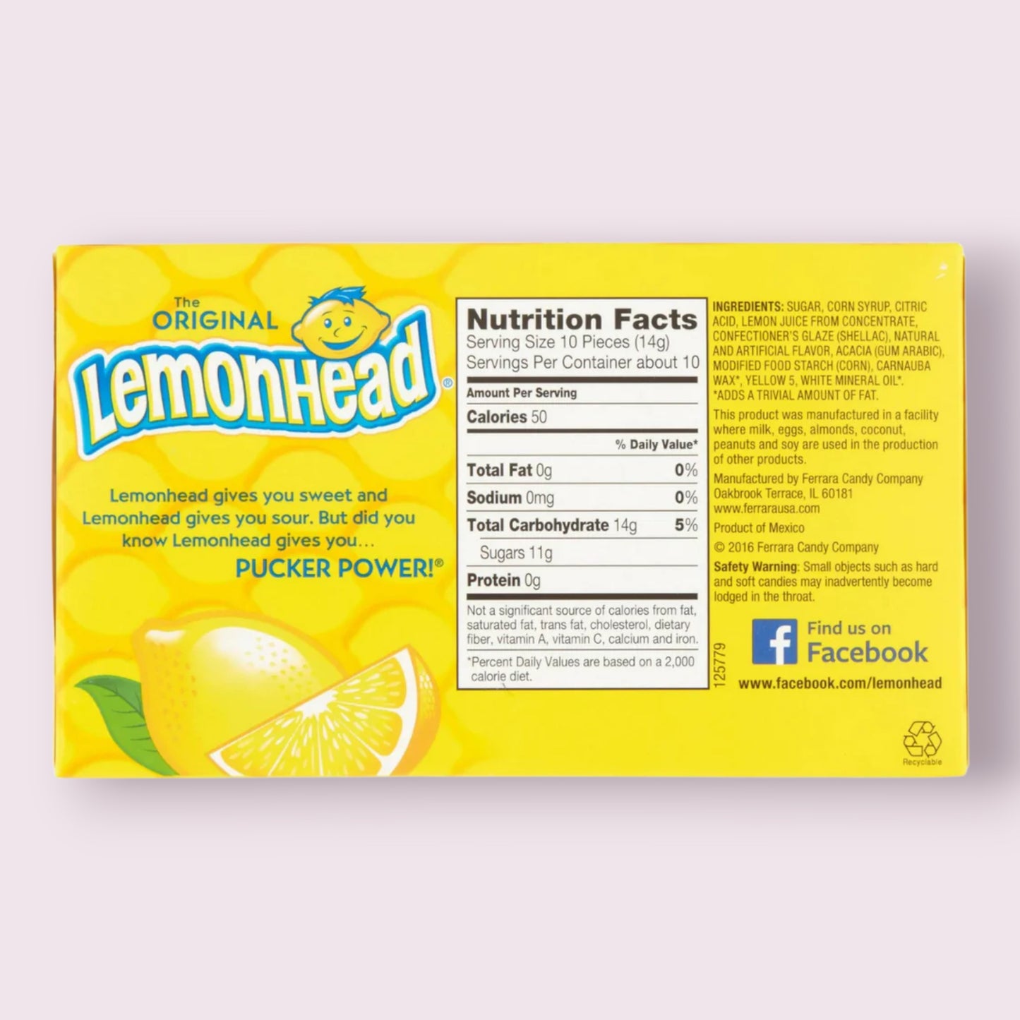 Lemonhead Theatre Box Retro Pixie Candy Shoppe