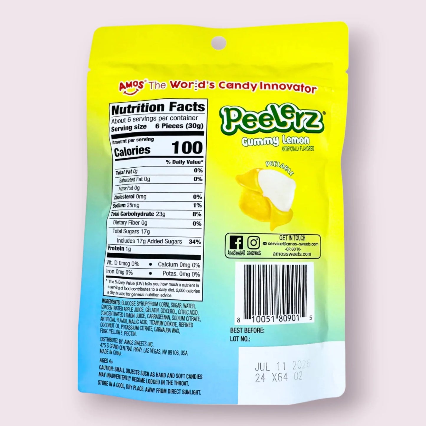 Lemon Peelerz Bag Pixie Candy Shoppe
