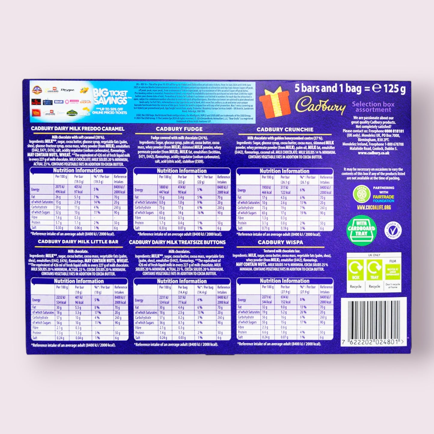 Cadbury Santa Selection Box Pixie Candy Shoppe