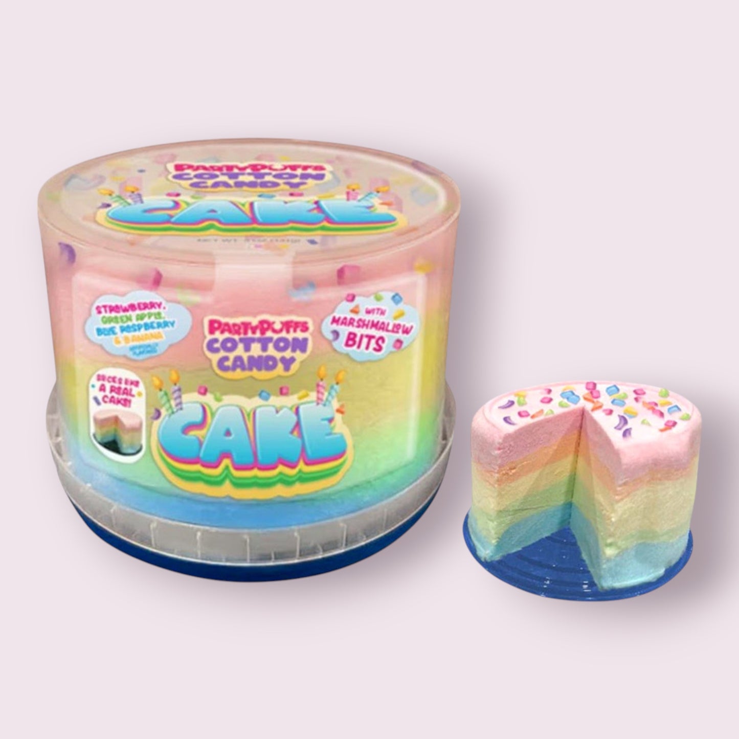 Thrive Party Puffs Cotton Candy Cake Pixie Candy Shoppe