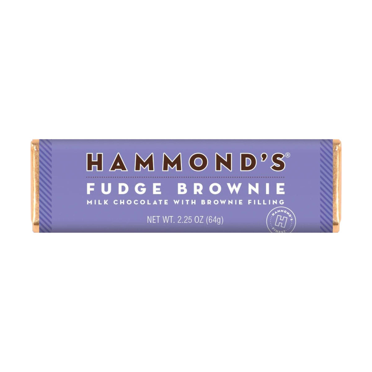 Hammond's Fudge Brownie Milk Chocolate Bar Long Island Candy Factory