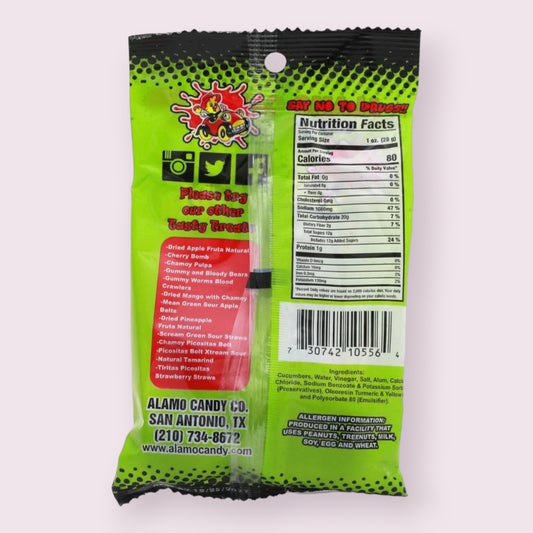 Alamo Candy Sour Pickle Balls Bag Pixie Candy Shoppe