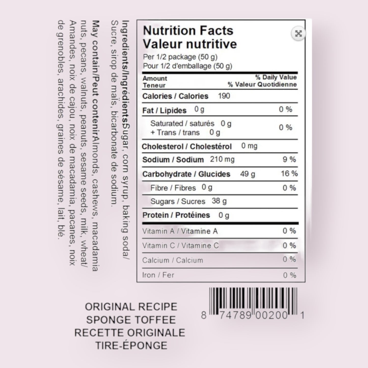 Aby’s Candy Sponge Toffee  Pixie Candy Shoppe