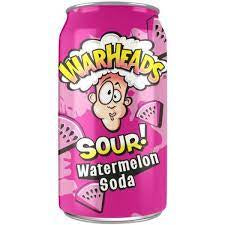 Warheads Soda Cans Pixie Candy Shoppe Sour watermelon
