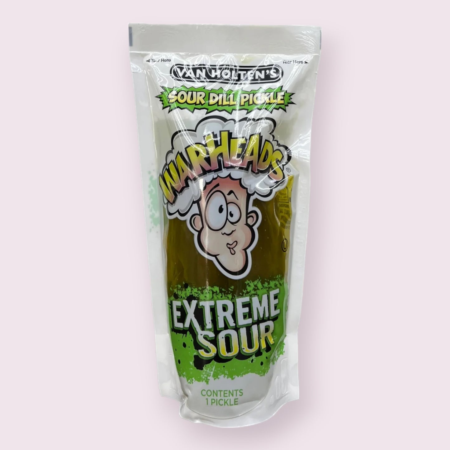 Van Holten’s Warheads Sour Dill Pickle Sour Pickle Pixie Candy Shoppe