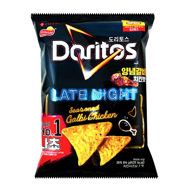 Doritos Late Night seasoned Galbi Chicken