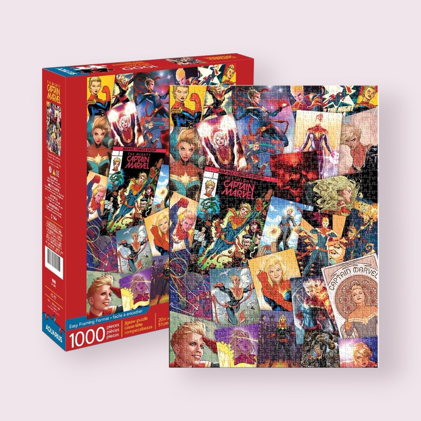 The Mighty Captain Marvel Puzzle 1000 Pixie Candy Shoppe