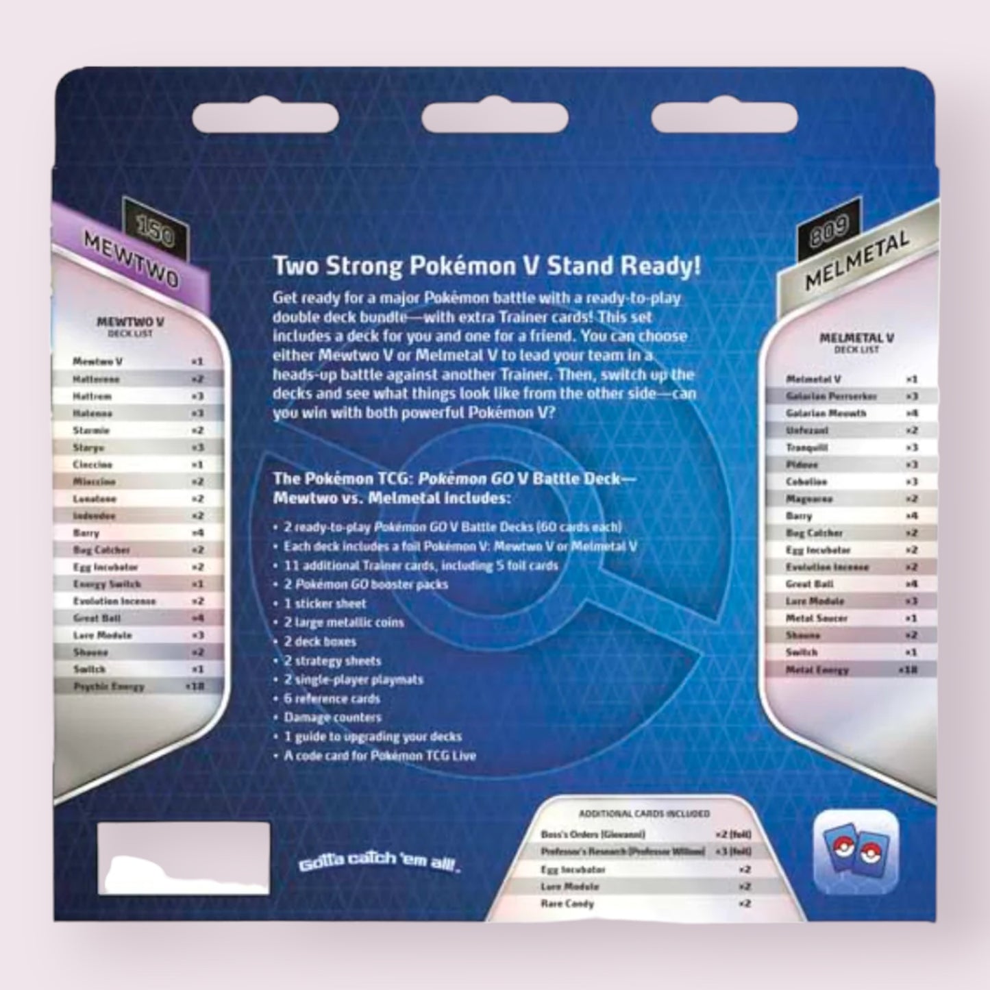 Pokémon Go V-battle Double Card Packs Pixie Candy Shoppe