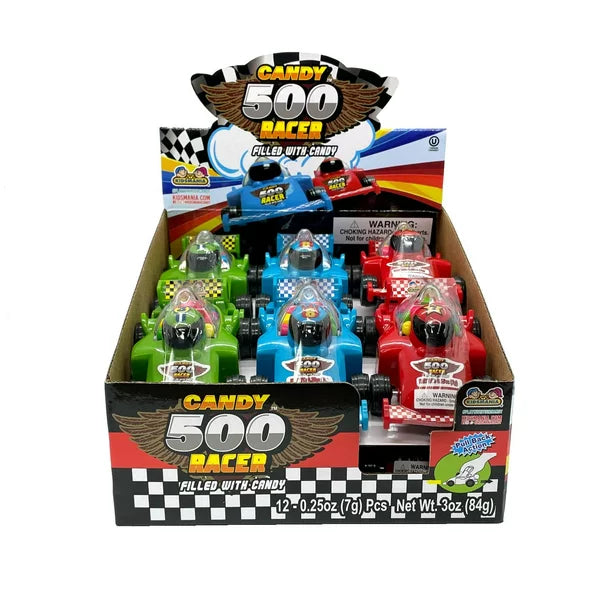 Candy 500 Racer Car with Candy