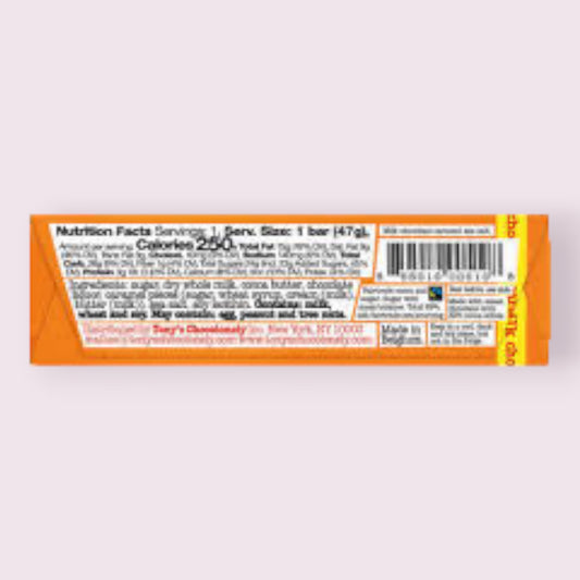 Tony’s Chocolonely Small Milk Seasalt Caramel Bar Pixie Candy Shoppe