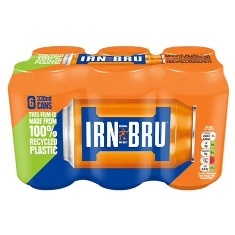Irn Bru 6pc Cans Pixie Candy Shoppe