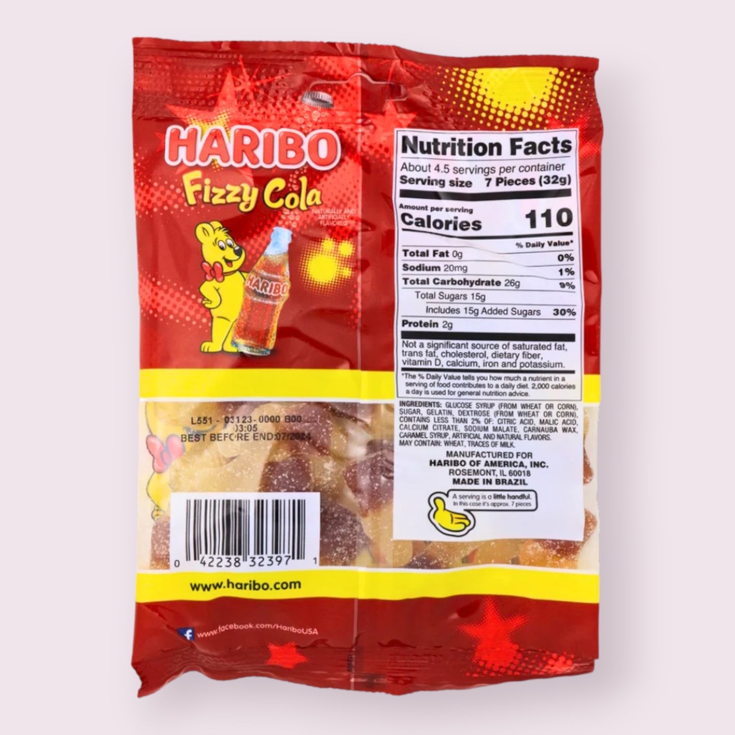Haribo Happy Cola Z!ng Bag Pixie Candy Shoppe