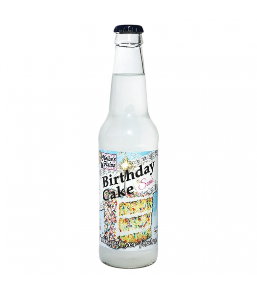 Melba's Fixin's Birthday Cake Soda Bottle Pop Pixie Candy Shoppe