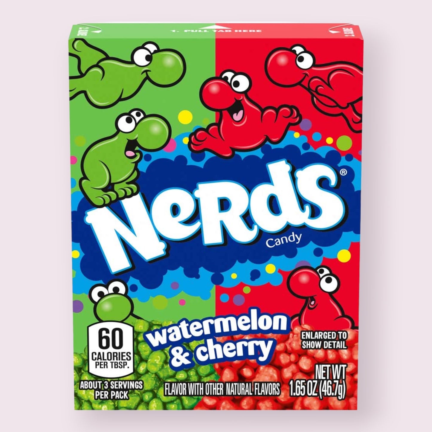 Nerds Watermelon & Cherry Small Box Pixie Candy Shoppe